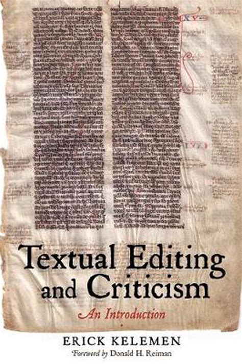 textual editing and criticism an introduction Doc